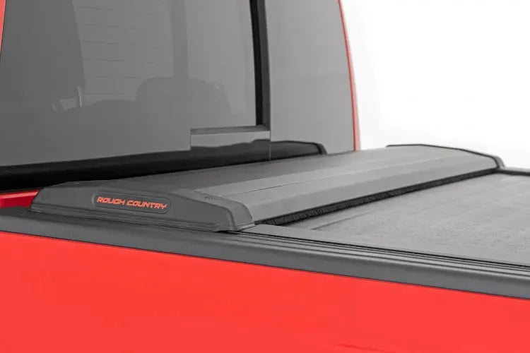 DISCONTINUED Rough Country Retractable Bed Cover 5'7" Bed | Ram 1500 & RHO (19-25)/1500 TRX (21-24)