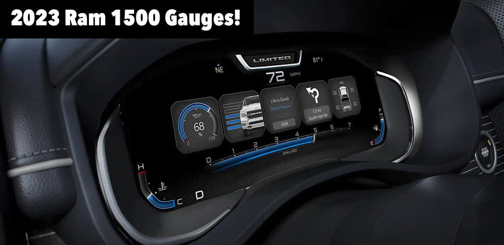 2019–2024 RAM 1500 12″ OEM Digital Cluster Plug and Play Kit