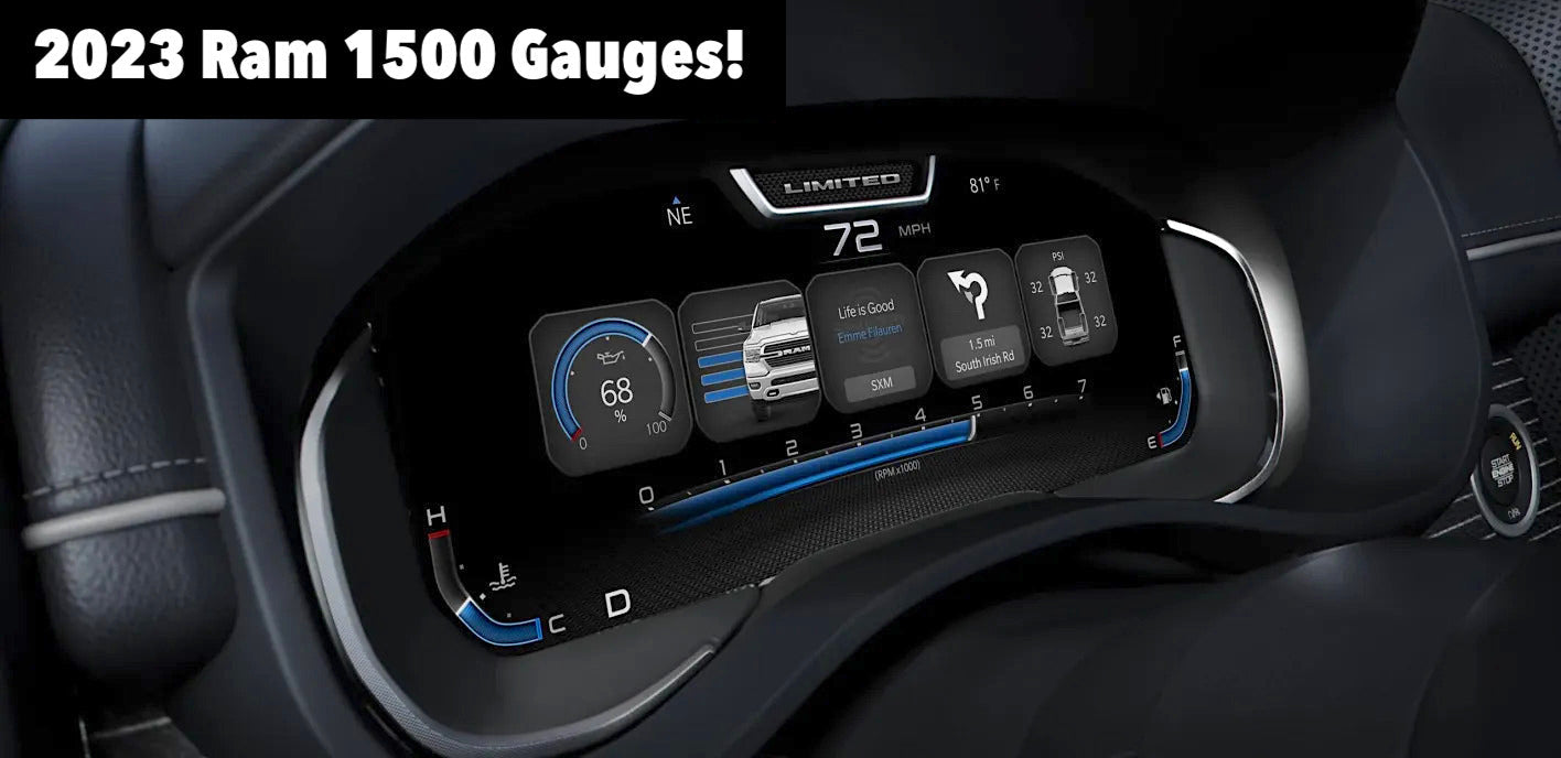 2019–2024 RAM 1500 12″ OEM Digital Cluster Plug and Play Kit