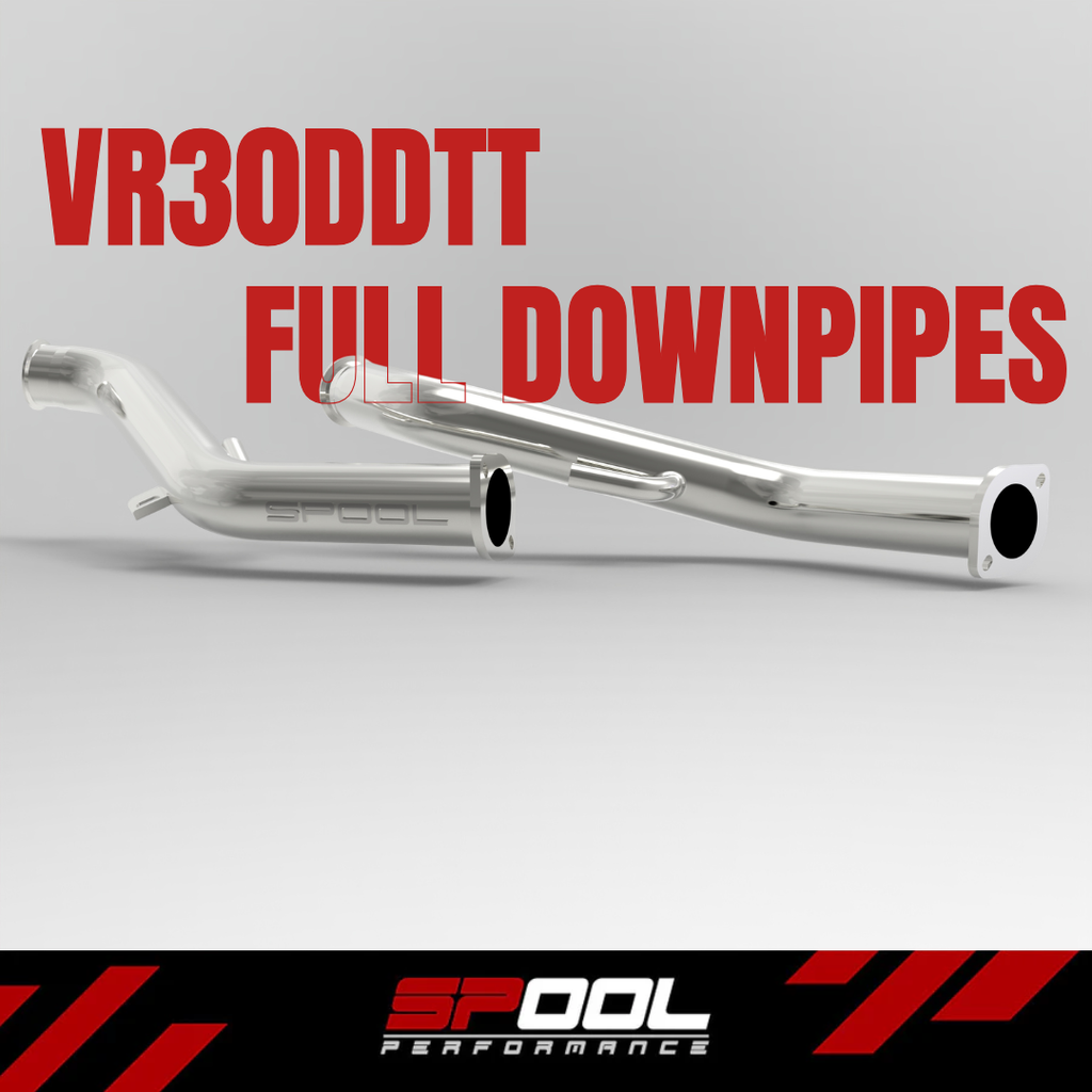 Spool VR30DTT Full Downpipes Upgrade [Race Downpipes] | Infiniti Q50 Q60 RZ34 [VR30] - IN STOCK NOW - SAME DAY SHIPPING!