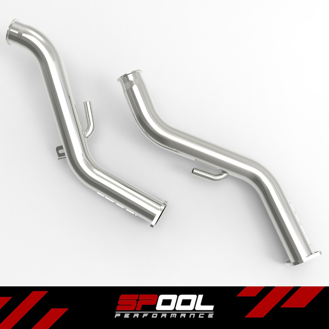 Spool VR30DTT Full Downpipes Upgrade [Race Downpipes] | Infiniti Q50 Q60 RZ34 [VR30] - IN STOCK NOW - SAME DAY SHIPPING!
