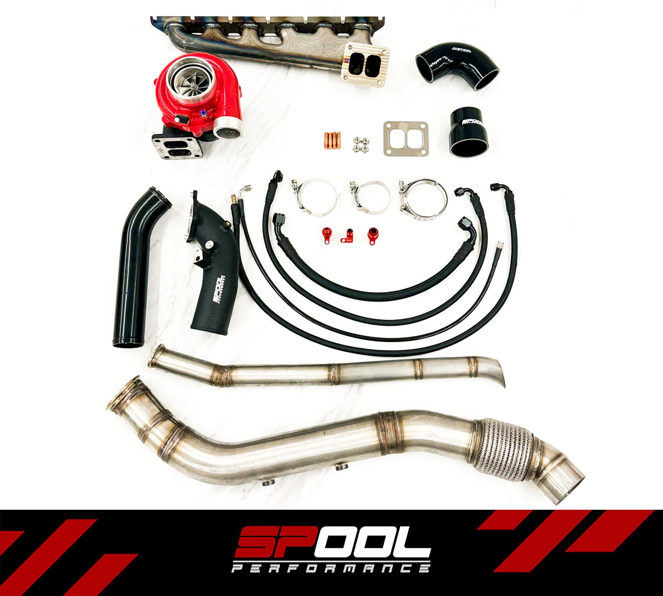 Spool Performance Gen 1 B58 Top Mount Turbocharger Kit | 540i | Up to 1050HP