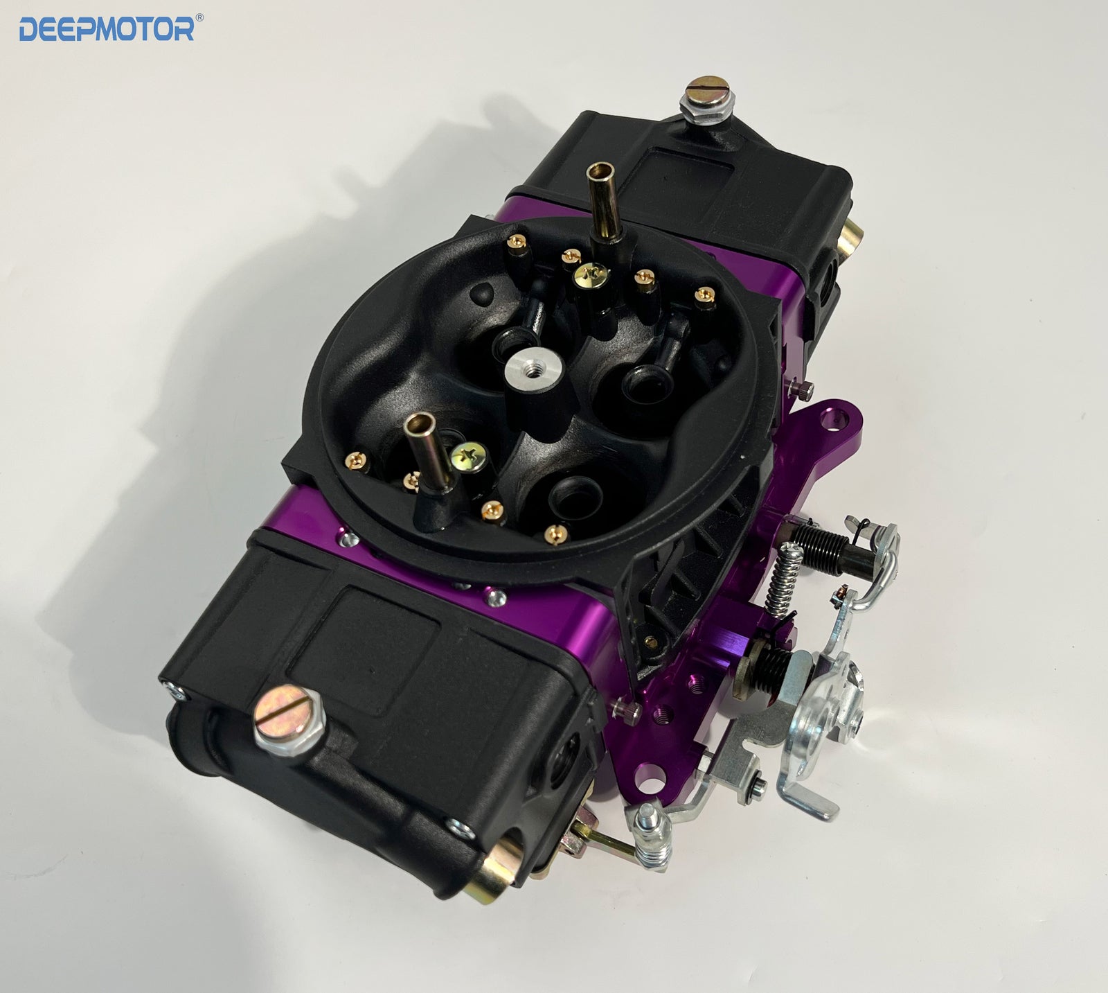 Deepmotor Aluminum 750 CFM Carburetor Double Pumper Mechanical Secondary 4150