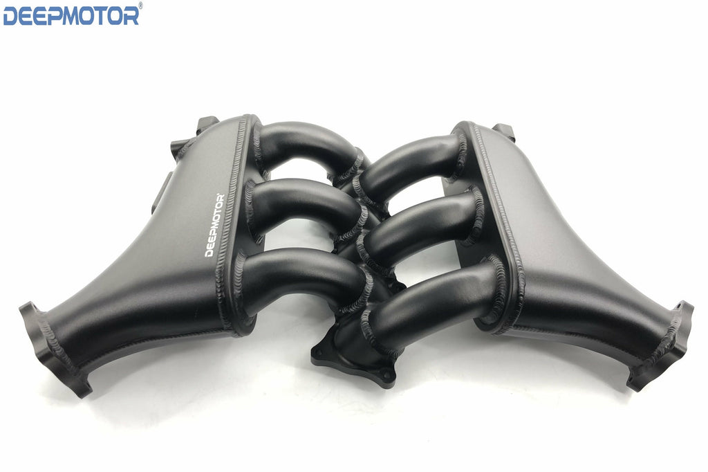 Deepmotor GTR R35 VR38DETT Billet Intake Manifold for 09-UP Nissan plenum Black
