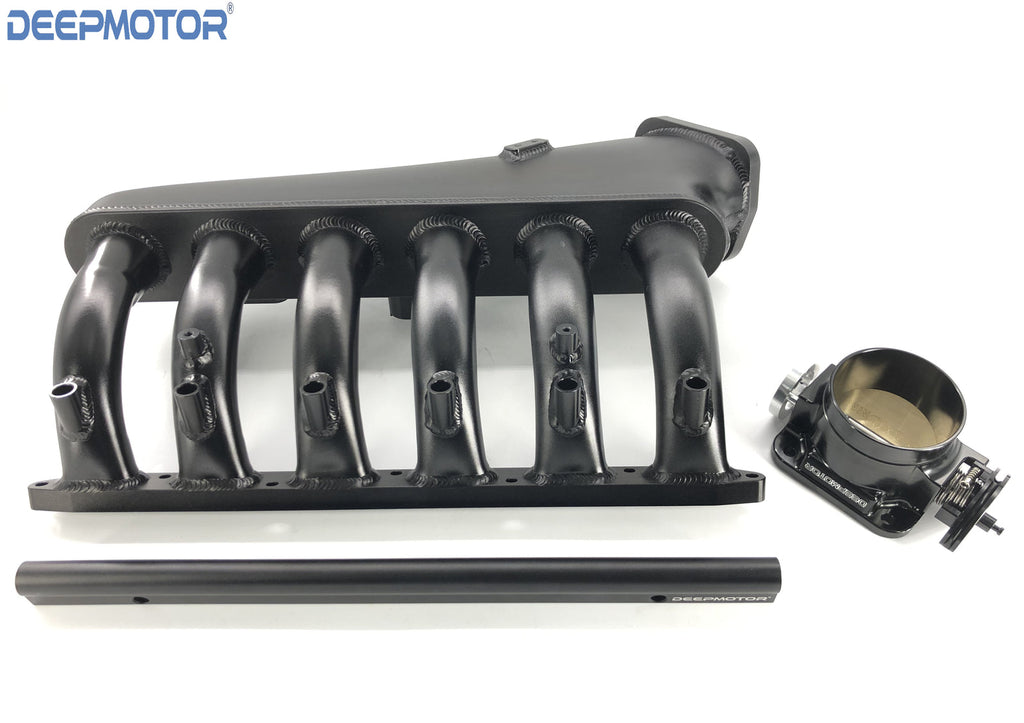 Deepmotor for BMW M50 M52 E36 E46 90mm Intake Manifold+Fuel Rail+Throttle Body