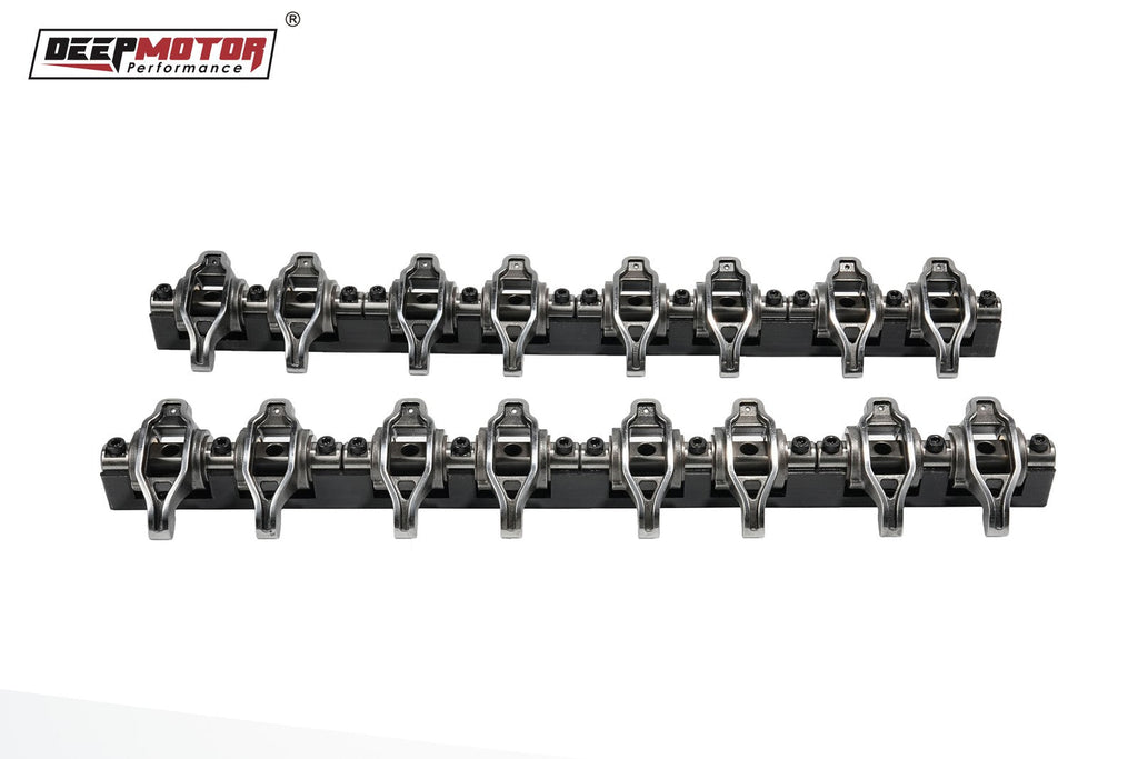 1.7 Ratio Shaft Mount Rocker Arm with Upgraded Trunion Kit for Chevy LS1 LS2 LS6