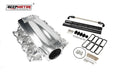 Billet 102mm Intake Manifold Set with Burst Panel Flange for LS1 LS2 LS6 Silver