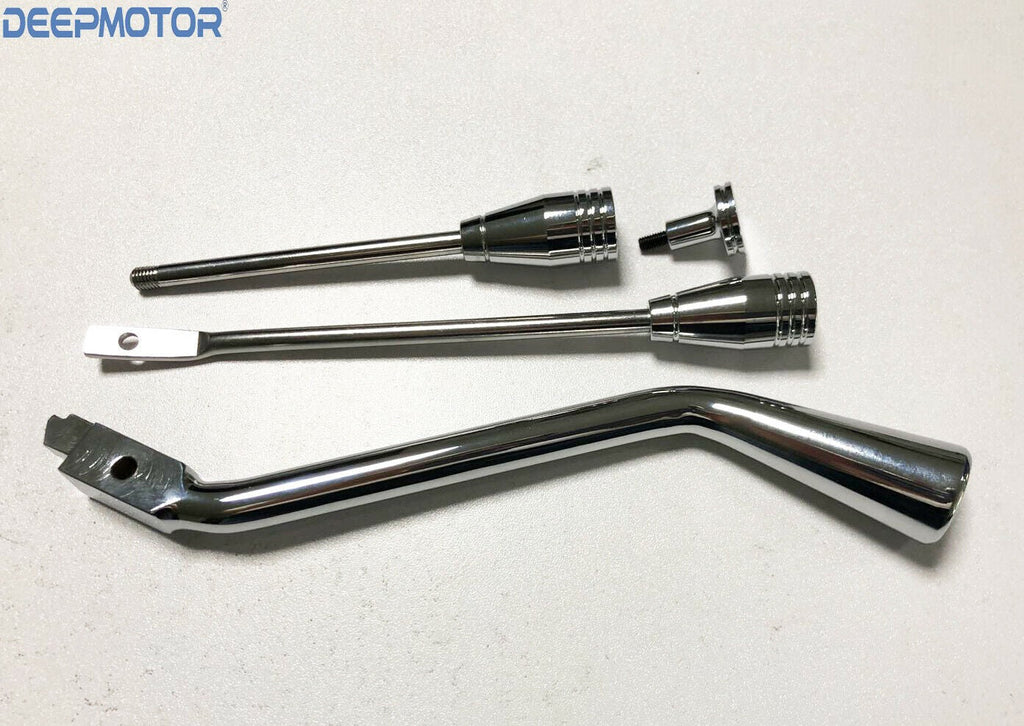 Deepmotor Polished for GM Column Shifter Turn Signal Lever Hazard Tilt Kit