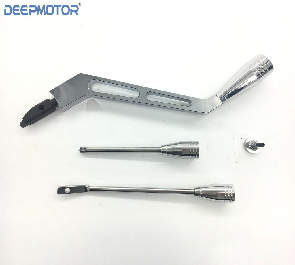 Deepmotor Billet Aluminum GM Column Shifter,Turn Signal, Lever Hazard & Tilt KIT