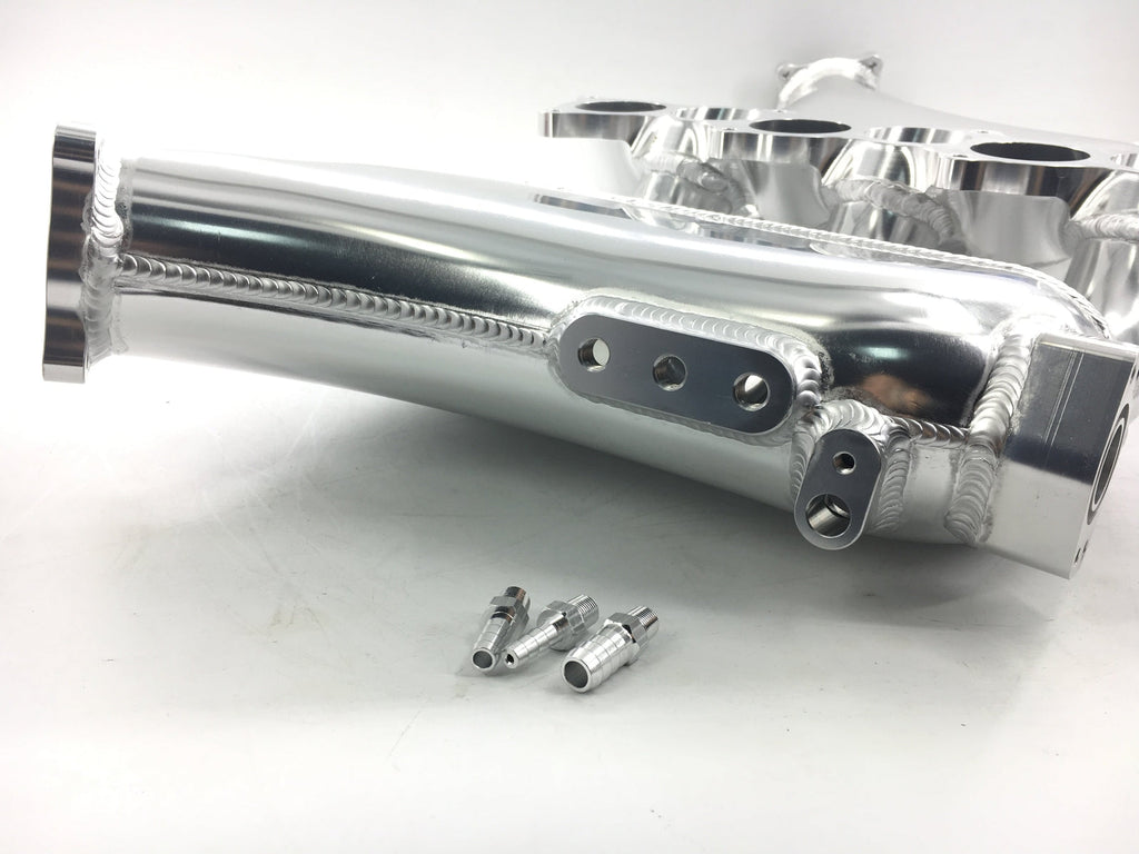 Deepmotor GTR R35 VR38DETT Billet Intake Manifold for 09-UP Nissan Plenum Silver