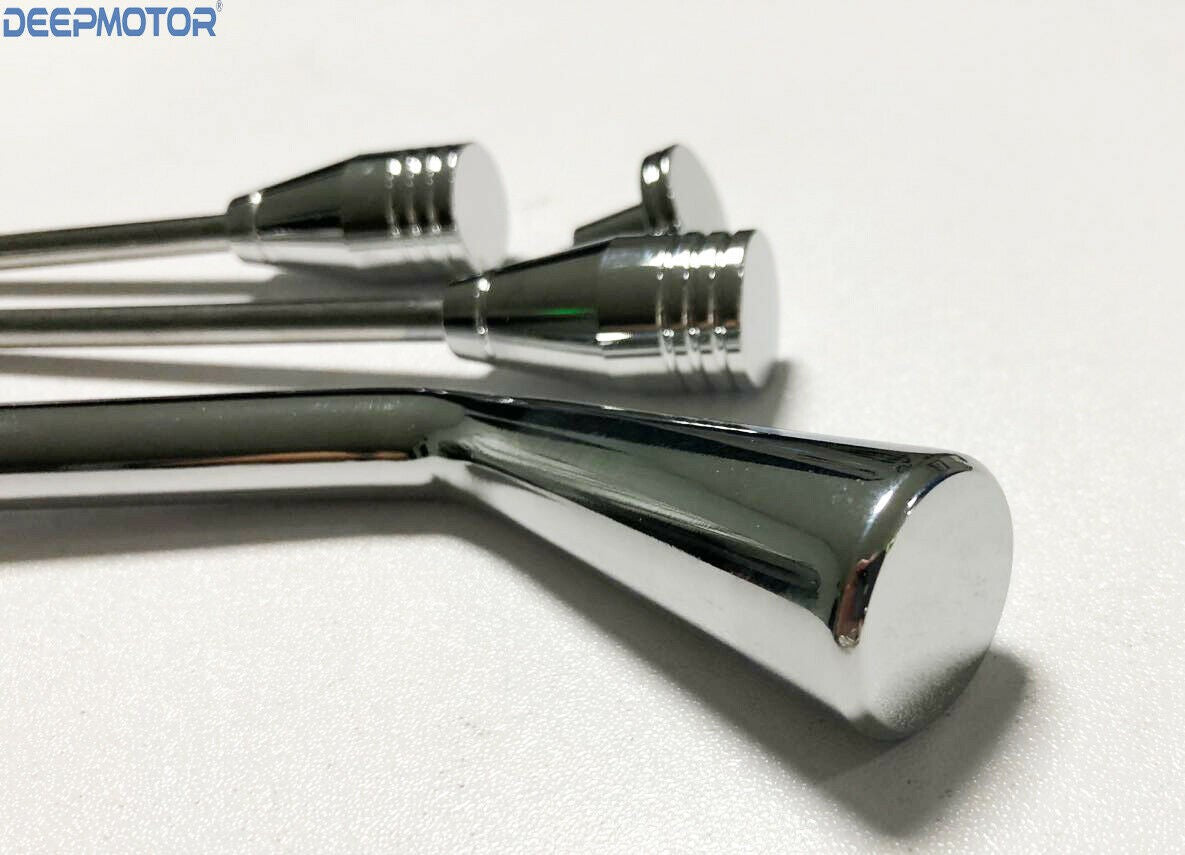 Deepmotor Polished for GM Column Shifter Turn Signal Lever Hazard Tilt Kit