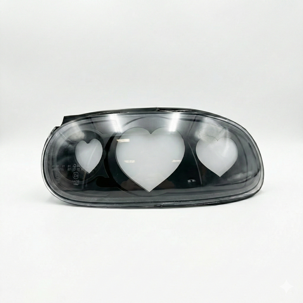 NTXGlow Diffused Heart Tail Lights (1990-1997 Na Mazda Miata)