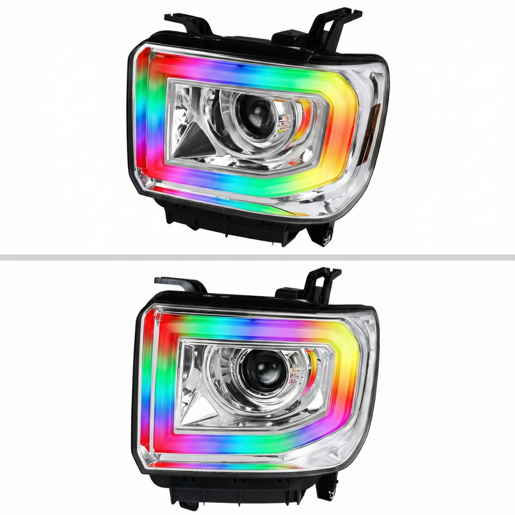 NTXGlow RGB headlights (14 - 19 GMC Sierra 1500 / 2500 / 3500)