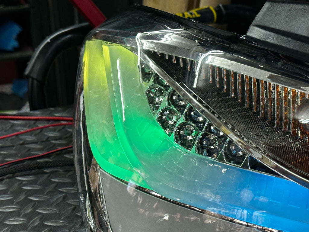 NTXGLOW clear RGB tail lights (10 - 16 hyundai genesis coupe) - eagle eyes