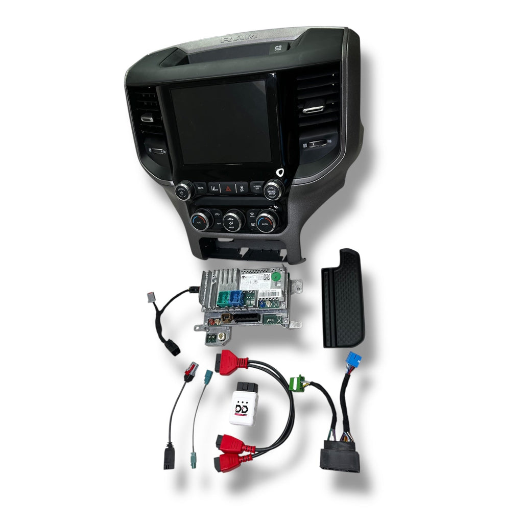 2019-2024 RAM DT 1500 UBL Uconnect 5 Upgrade kit with 8.4-inch Touchscreen including Wireless Apple CarPlay / Android Auto