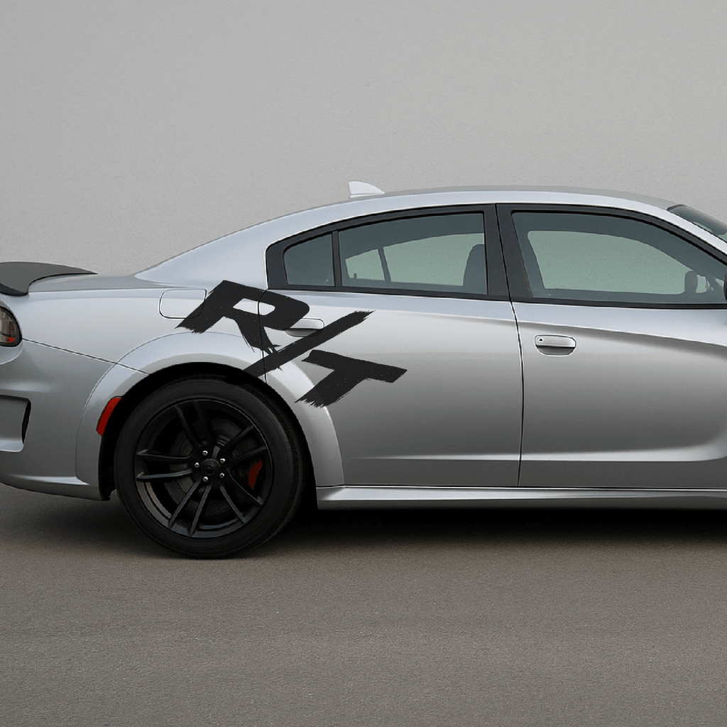 Dodge Challenger & Charger R/T Decal (2015–2023) – Premium Vinyl Sticker for Car, Window, or Body