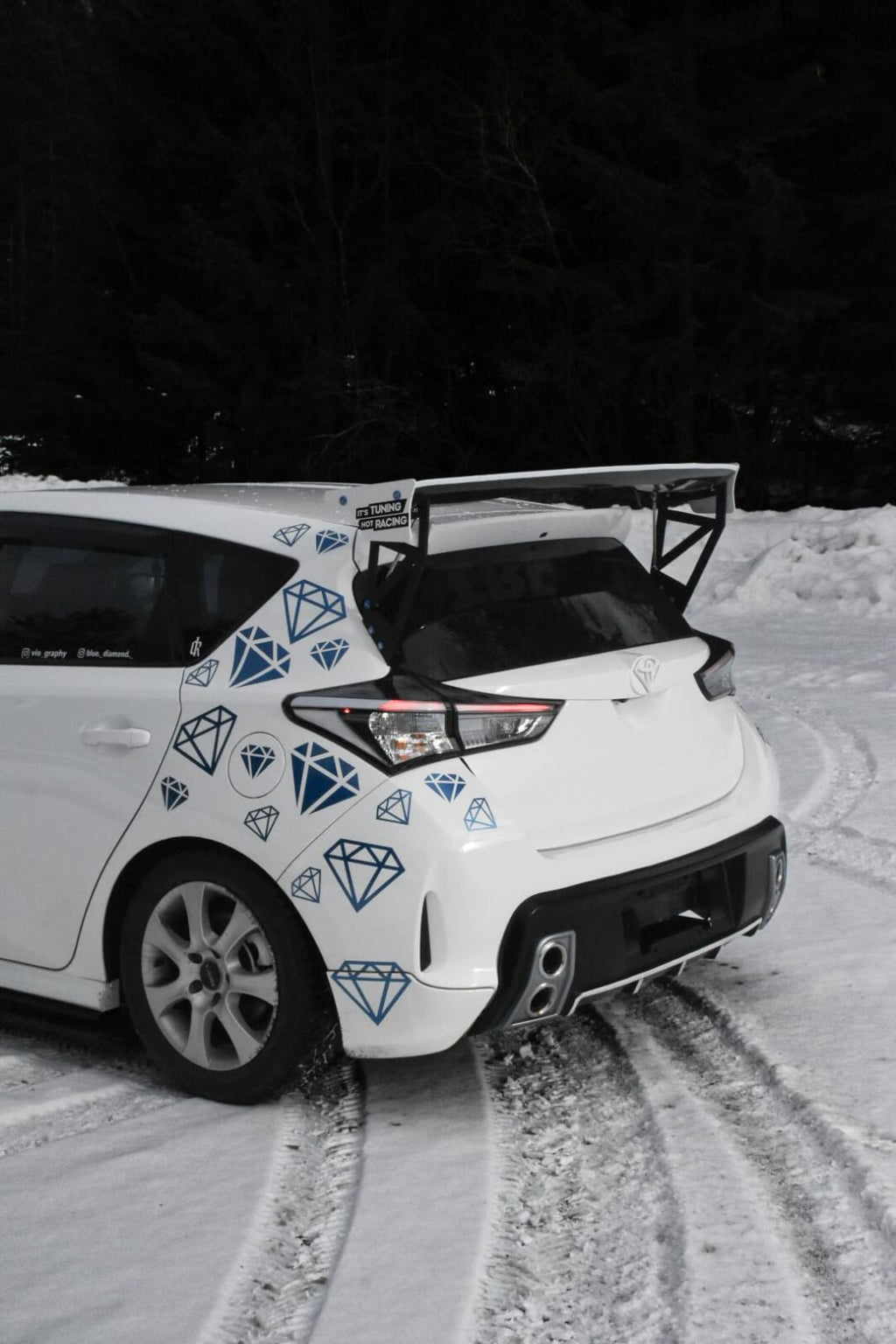 NTXGlow clear tail light LENSES (2016 - 2018 Scion Toyota Corolla IM hatchback / Corolla / Auris )