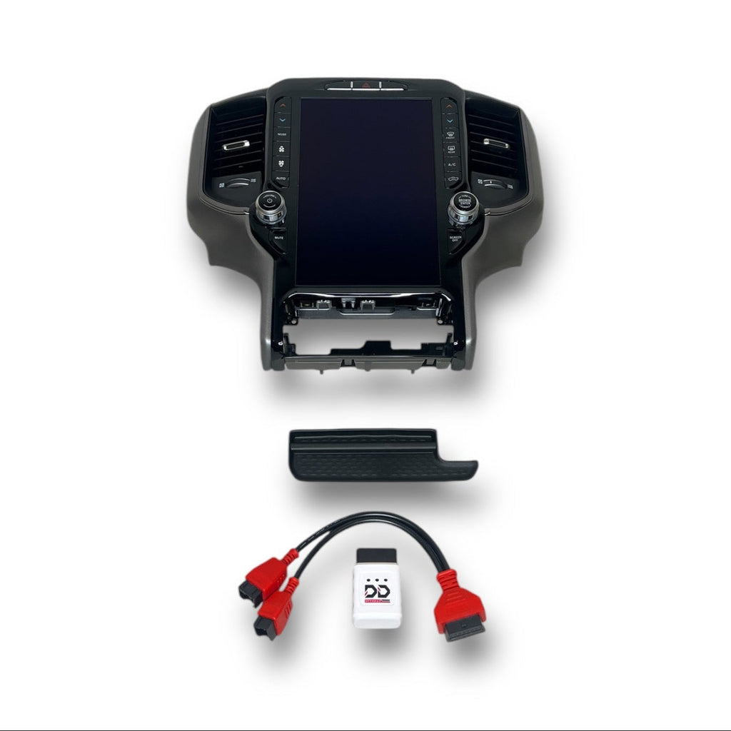 2022-2024 RAM 2500/3500 UBQ Uconnect 5 Upgrade kit with 12-inch Touchscreen including Wireless Apple CarPlay / Android Auto