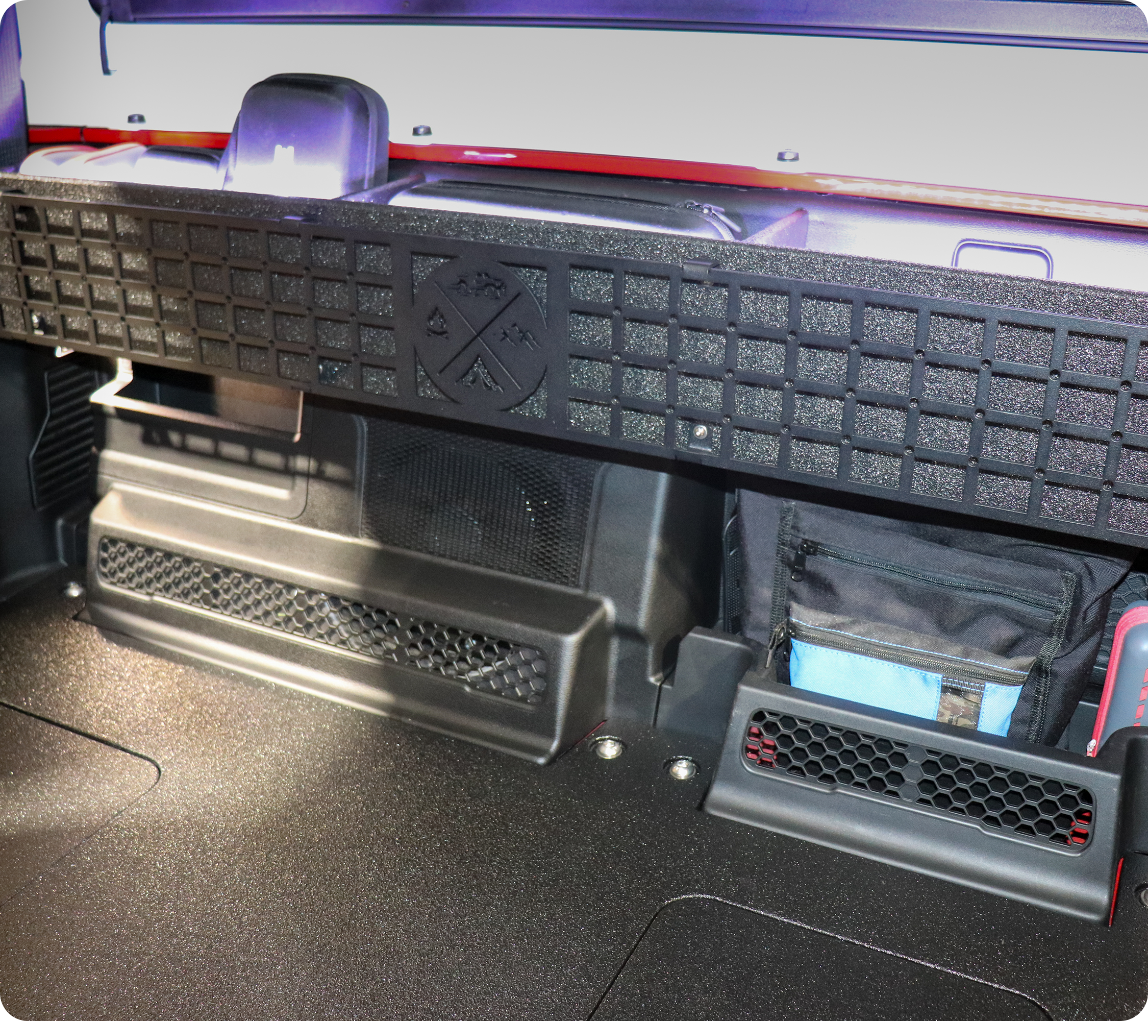 Rear Wall Shelf Molle Panel
