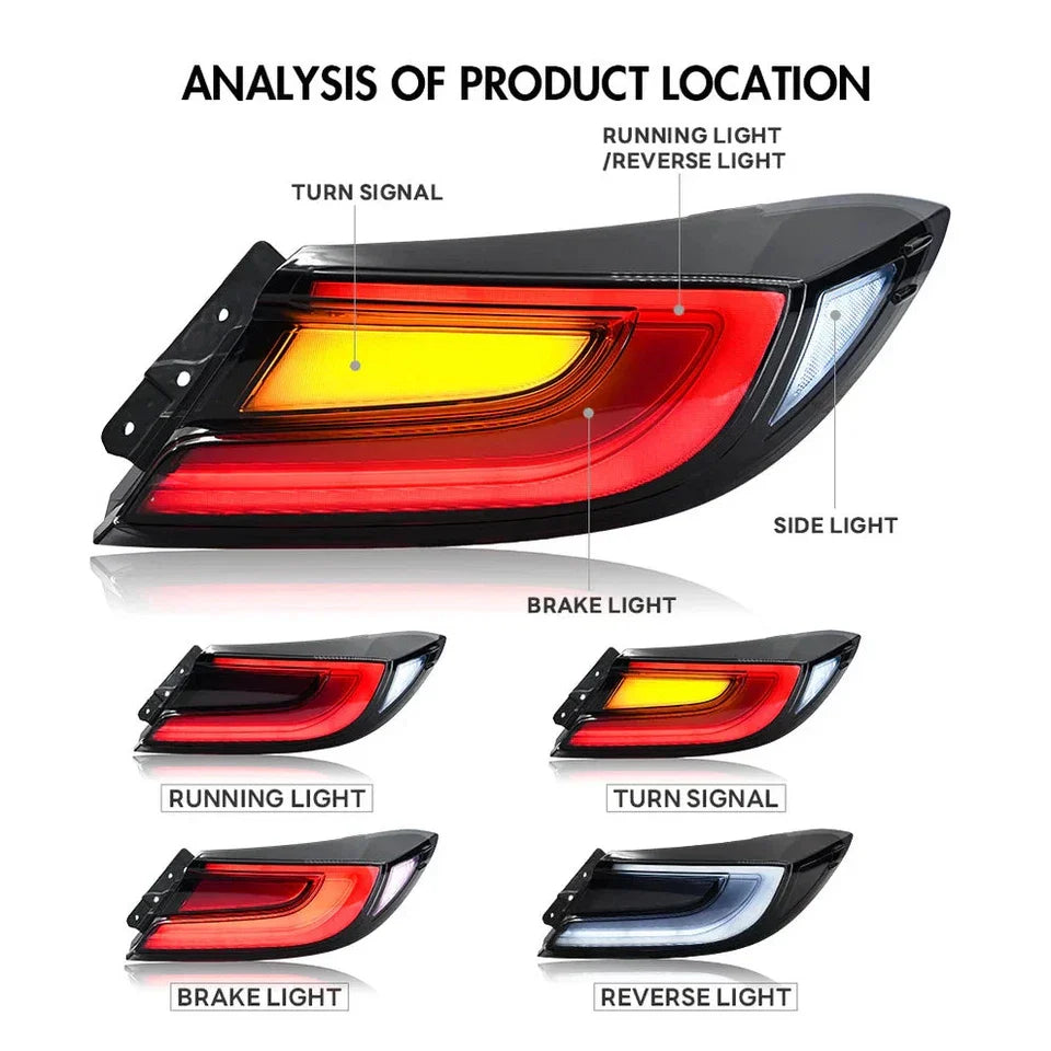 NTXGlow Smoked LED Tail Lights (2021-2025 Toyota GR86 & Subaru BRZ)- invoke concepts